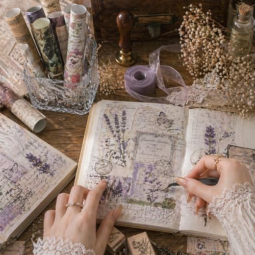 400 Sheets Vintage Scrapbook Papers Journaling Scrapbooking Supplies