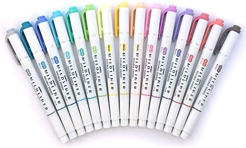 Zebra Pen MILDLINER Highlighter, Assorted, Dual Tip, Pk of 6, 90 Count Ttl