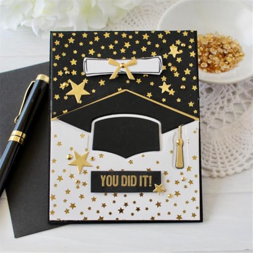 Graduation Season Hat Metal Cutting Dies for Card Making