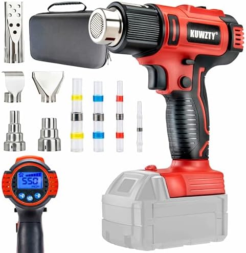 Cordless Heat Gun with Display for Milwaukee M18 Battery(No Battery)