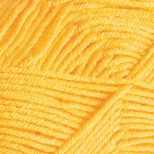 Knit Picks Brava Yellow Worsted Weight Smooth Acrylic Yarn for Crochet