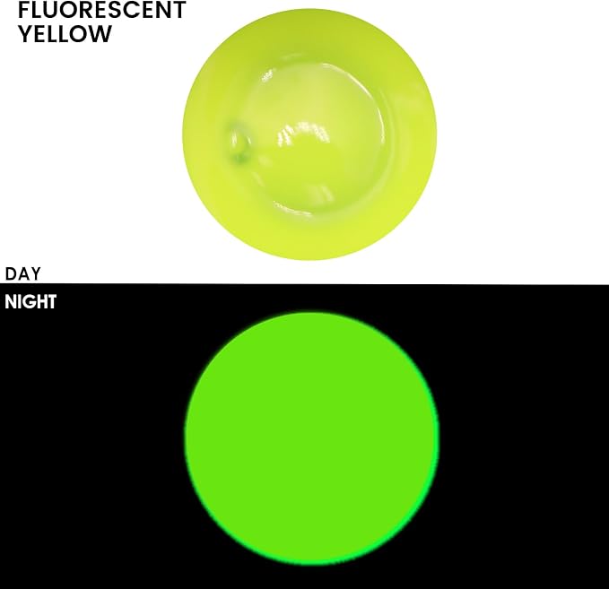 Artecho Yellow Glow in the Dark Acrylic Paint 500ml / 17oz Large Bottle