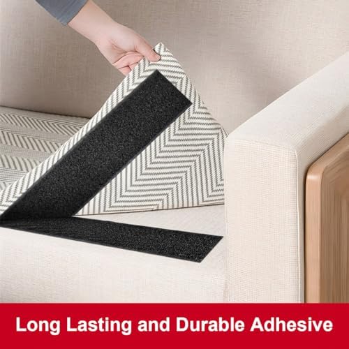 2 Inch x 33 Feet x 2 Rolls Hook and Loop Tape, Nylon Heavy Duty Hook and Loop Tape Strips, Excellent Grip, Interlocking Tape,for Sewing, Crafting,DIY,Wall Adhesive Strips