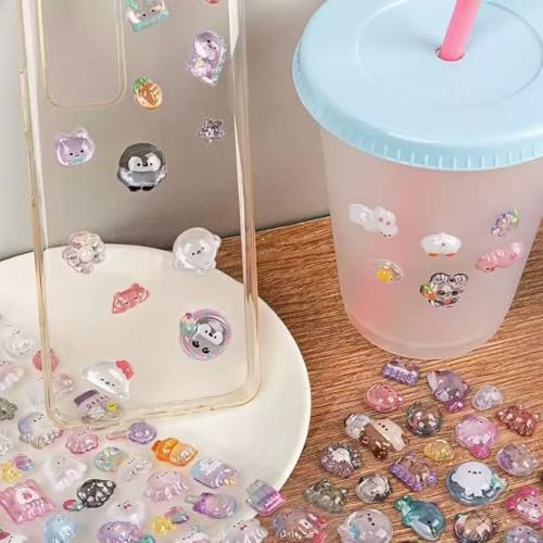 3D Puffy Stickers 6 Sheets 300+ Kawaii Stickers for Phone Case & Handbooks ﻿ ﻿