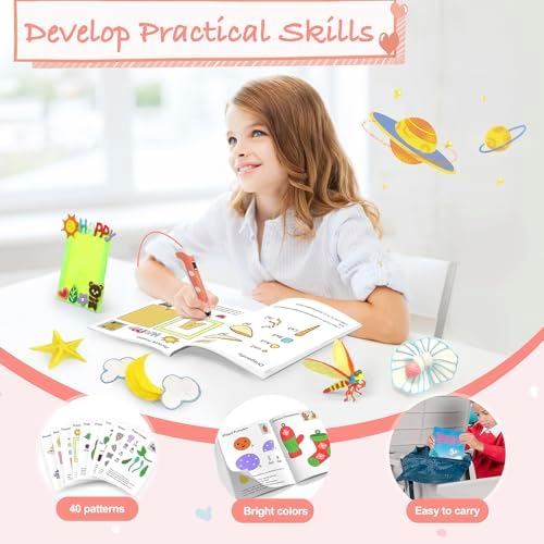 SONGTIY 3D Painting Drawing Book, 40 Patterns Painting Graffiti Template