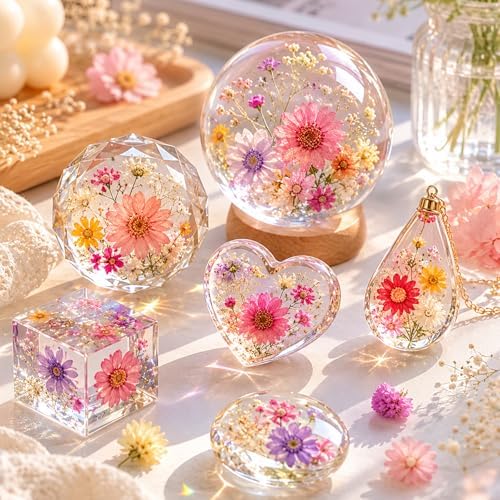 1000 Pcs Mini Dried Flowers for Resin, Small Dried Flowers for Crafts