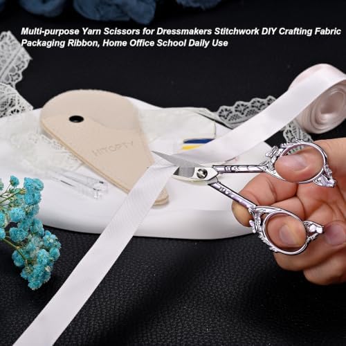 Small Precision Detail Scissors with Cover, Sharp Tip All Purpose