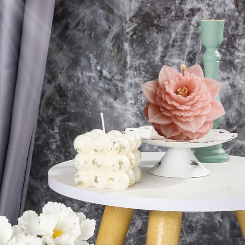 Konrisa Flower Resin Casting Molds for Candle Making, 3D Narcissus Candle Molds, Handmade Aromatherapy Candles Making Molds DIY Craft Supplies
