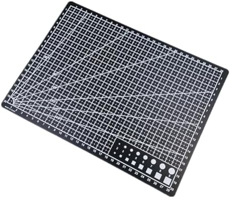 Self Healing Sewing Mat, Rotary Cutting Mat Double Sided 5-Ply Craft Cutting Board for Sewing Crafts Hobby Fabric Precision Scrapbooking Project 9inch x 12inch (A4-Black)