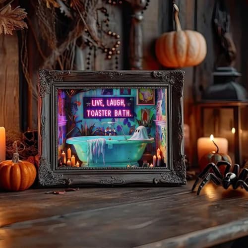 VeGuude Halloween Diamond Art Kits for Adults Home Wall Decor Gift 16x12 in