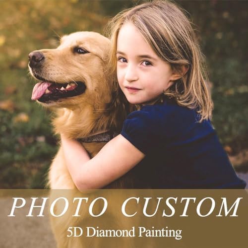 ADANAY Custom Diamond Art Painting from Photo, Diamond Art Kits for Adults
