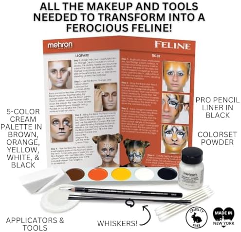 Mehron Makeup Professional Character Kit - FELINE & CAT