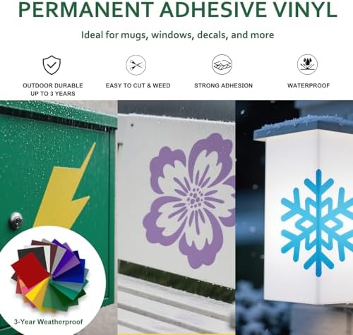 Convend The Ultimate Accessories Bundle for Maker and All Explore Air | The Starter Kit with Deluxe gift packaging,Weeding Tools,Glitter Vinyl,Permanent Vinyl,Transfer Paper for Crafting Projects