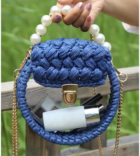 iSuperb 3 Pack Knitting Yarn Colorful Cloth T-Shirt Yarn Fabric Crochet Cloth for DIY Knitted Art Basket Bag - 300g