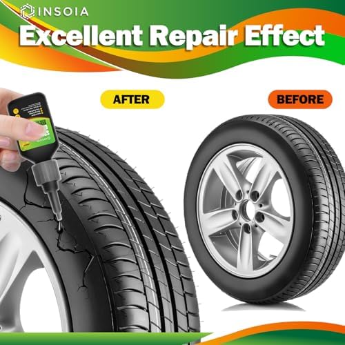 INSOIA Super Black Rubber Glue, 20g, Strong Bond, with Precision Tips