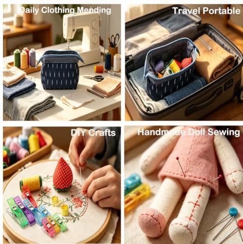 86PCS Sewing Kit for Adults, Complete Hand Sewing Supplies with Storage Bag