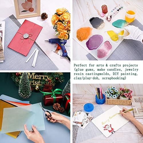 Gartful Extra Large Transparent Silicone Mat, 1.8mm Thick Heat Resistant Countertop Protector, 31.5 x 23.6 inches Silicone Sheet for Crafts Resin Jewelry Casting Mat Pad, Nonstick Table Placemat
