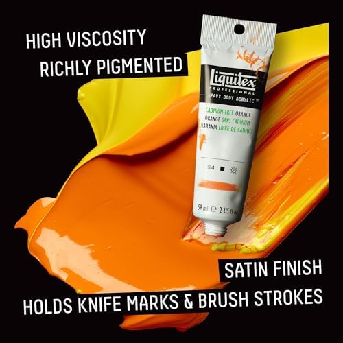 Liquitex Heavy Body Acrylic Paint Set, 4 x 59ml, Mixing Primary Color Set