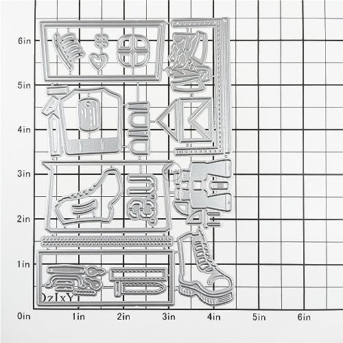 Shoes Telescope Metal Cutting Dies for Card Making