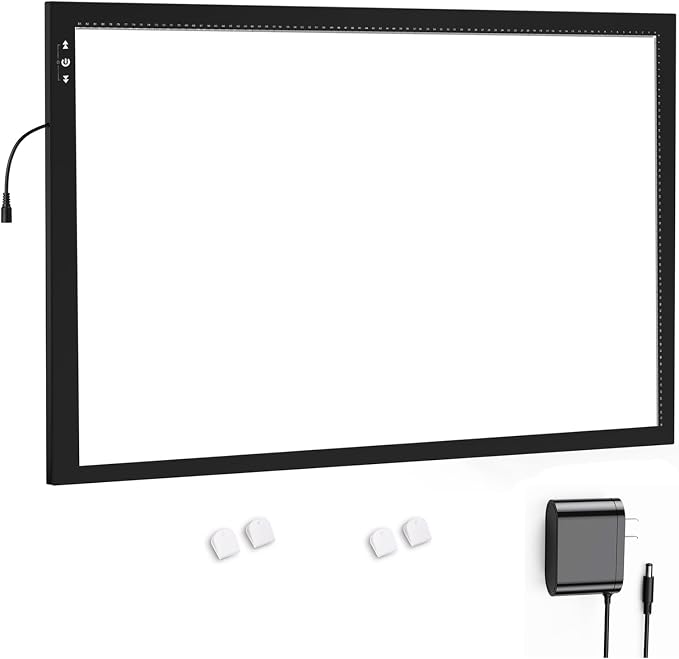 HSK A1 LED Artist tracing Light Box Copy Table, Adjustable High Brightness Light Pad for Tatto Drawing, Sketching, Animation,Diamond Painting Accessories