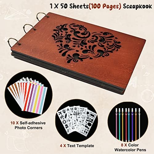 Giiffu Wedding Scrapbook Album Couples Scrapbook Kit