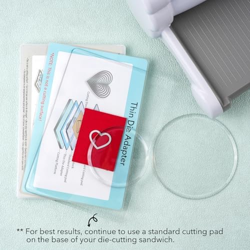 Warp-Resistant Circular Cutting Pads for Die Cutting Machines – 5" & 3.5" Polycarbonate Plastic Round Plates–Prevent Warping,Reduce Wear,Beveled Edges–Compatible with Standard Die Cutting Sandwiches