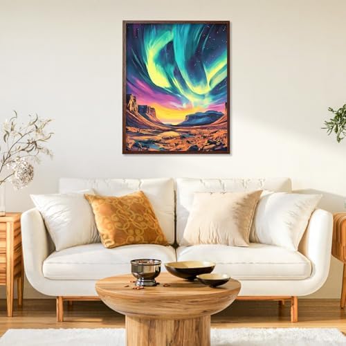 Paint by Numbers Kit for Adults, Aurora DIY Painting Kit, 16x20 Inch