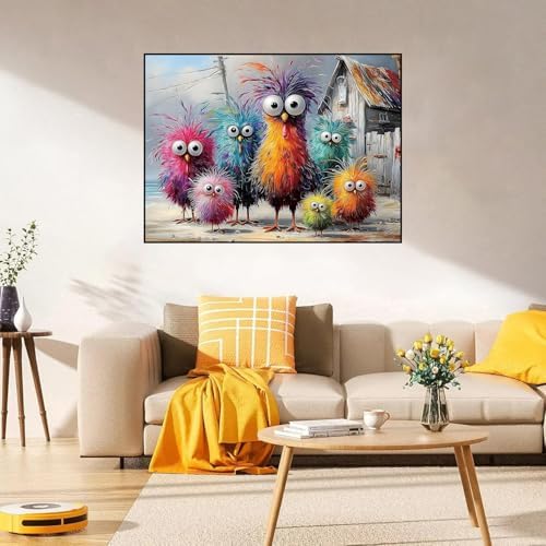 Xylogist Chicken Diamond Art Kits for Adults 16x12 Inch
