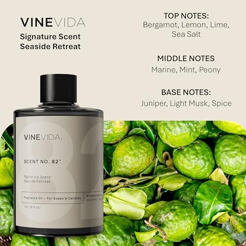 VINEVIDA [16oz] Scent No.82 Fragrance Oil for Candle Making and Soap Making - Premium Candle Scents for Soy Candles