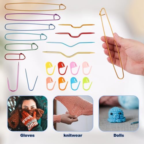 32pcs Knitting Tool Set, Multi-Color Weaving Tool Accessories