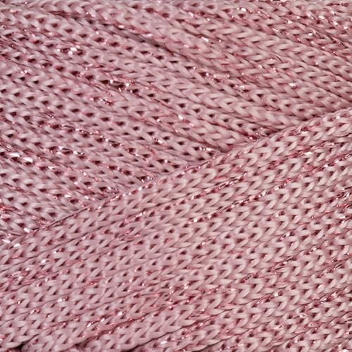 Makromecity Sparkle Polypropylene Macrame Cord 3mm x 131 Yards (394 feet) Premium Polyester Macrame Cord for Macrame Art & Crafts for Wall Hangings, Bags, Underplate, Rug