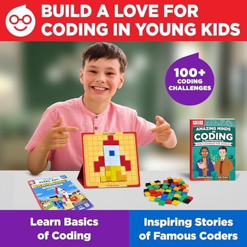 Doctor Jupiter My First STEM Pixel Art Kit for Kids Ages 5+