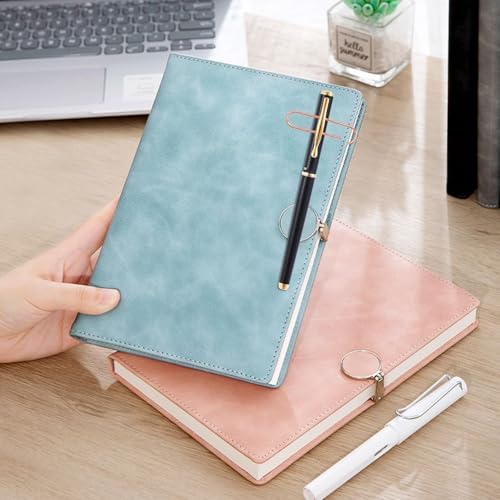 HINGTAI 12Pcs Pen Holder Clips - Pen Holding Paper Clips Metal for Notebooks, Decorative Pencil Clip Organizer, Multi-Functional Bookmark & Card Holder for Desk Organization Rose Gold