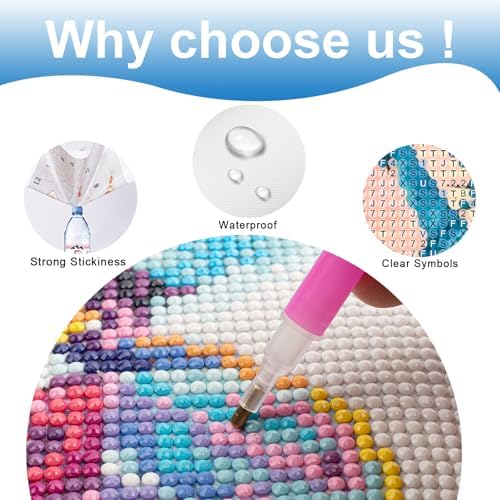 4th of July Diamond Painting Kit for Adults, Patriotic Independence Day Decor with American Flag and Statue of Liberty, 5D Full Drill Round Diamond Art Kit, DIY Crystal Rhinestone Embroidery Painting