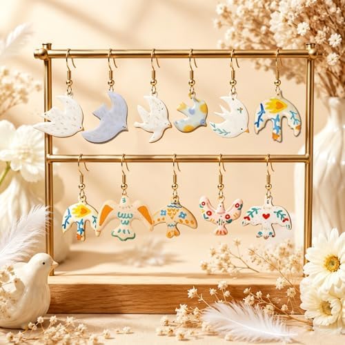 11PCS Bird Polymer Clay Cutters for Earrings