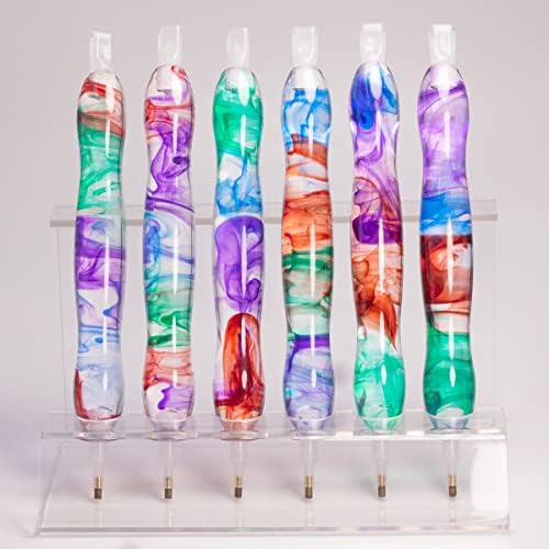 Praise V Do Colorful Diamond Painting Art Pen Kit Tool, 5D Diamond Painting Pen Kit Tool Accessories Stylus Drill Pen for Diamond Painting Nail Art Diamond Art with Glue Clay and Multi Tips