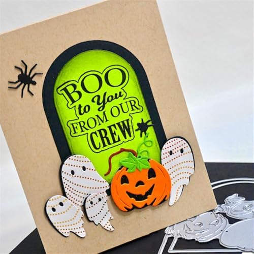 Patchwork Halloween Pumpkin Metal Cutting Dies for Card Making