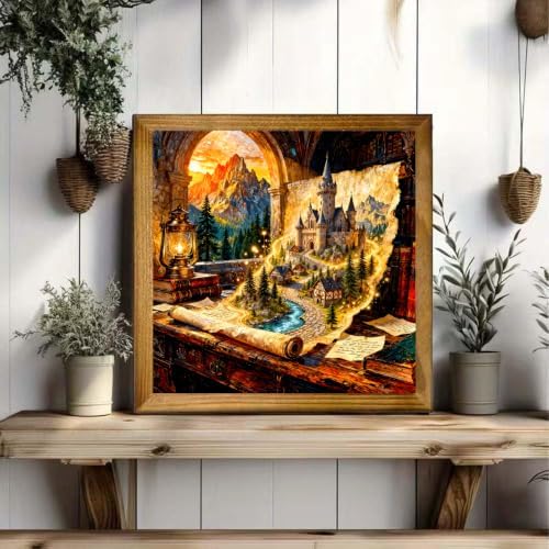 Magic Castle Diamond Art Kits for Adult Diamond Painting Kit for Beginner