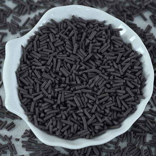 LIKETURE Fake Sprinkles 110g Non-edible Polymer Clay Sprinkles Faux Sprinkle Plastic Sprinkles for Craft Sprinkles Decoration for Resin Filler Slime Add ins Slime Mixed in Shaker Card (Chocolate)
