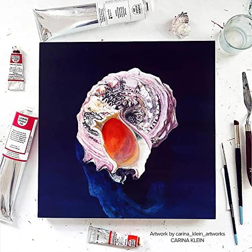 Lukas Studio Artist Oil Color Paints - High-pigment oil paint made with natural binder for artist, painting, & more! - [Naples Yellow - 200 mL]
