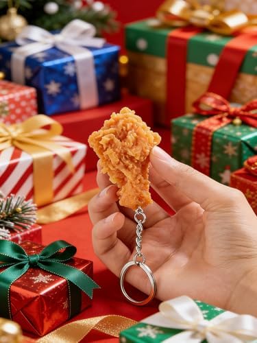 3D Fried Chicken Leg Silicone Mold, Non-Stick Chick Wings Silicone Mold Food Shape Candle Molds for Chocolate, Resin, Soap | Cute Bread Fondant Molds for Party DIY Crafts‌ (Fried Chicken)