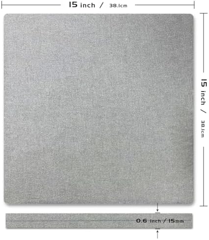 ReArt 15" x 15" Heat Press Mat for Cricut Easypress Both Sides Applicable - Mat for Heat Press Machines and HTV and Iron On Projects
