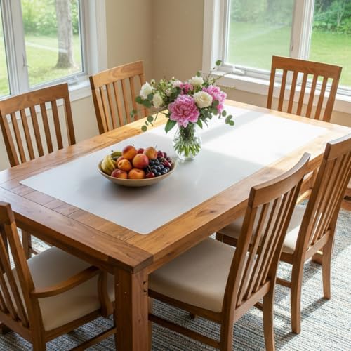 2mm Thick Extra Large Silicone Mat for Kitchen Counter 39.4"x23.6" Silicone Table Mat for Resin Workbench Mat Heat Resistant Mat Coffee Bar Mats, Translucent Extra Large Quartz Countertop Protector