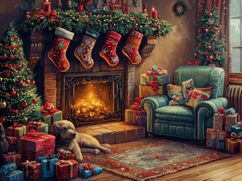 Christmas Diamond Art Kits for Adults, Diamond Art Painting Kits for Adults