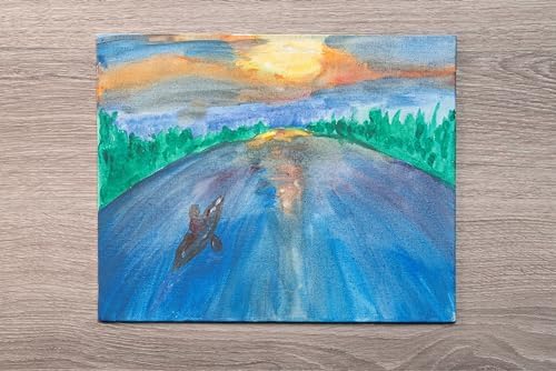 FREDRIX Artist Series Primed Canvas Panels, 7" x 9", Pack of 12
