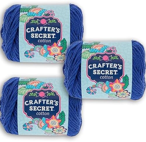 Hobby Lobby Crafter's Secret Yarn, 12 Royal, Set of 3