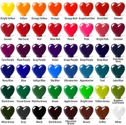 Candle Dye - 48 Colors Liquid Candle Color Dye