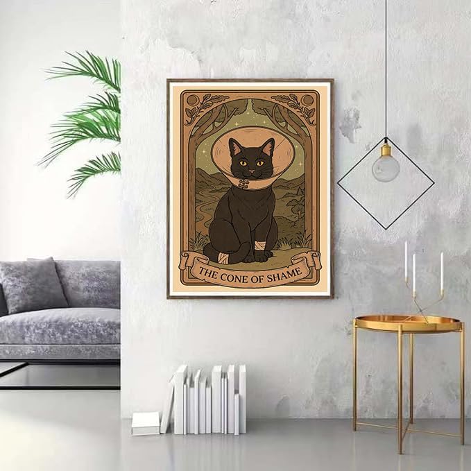 Diamond Art Kits for Adults,Cat Diamond Painting for Beginners,12 x 16 Inch