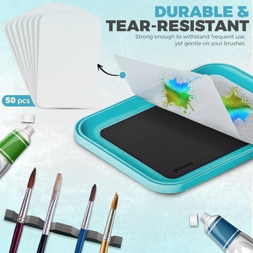 Stay Wet Palette for Acrylic Painting, Easy to Clean, Sturdy and Durable, Ideal for Painting Miniatures, Warhammer Painters, Students, Beginners, and Hobbyists