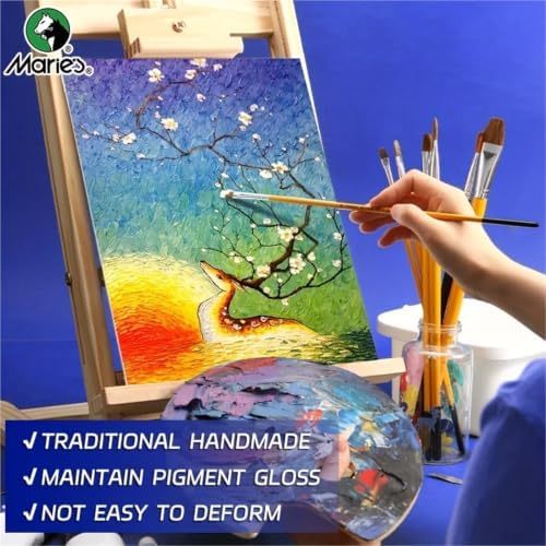 10pcs Blank Canvas Panels, 5x7,8x10,9x12 White for Painting,Pouring,Watercolor,Gouache for Artists & Adults for Oil Paint, Watercolor(9x12inch)